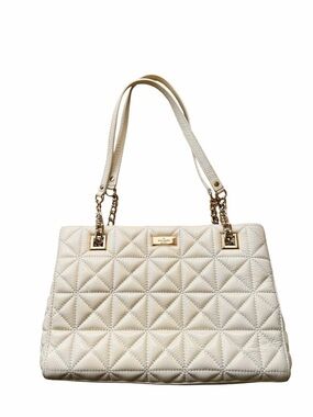 Kate Spade Phoebe Sedgewick Place Shoulder Bag Cream Quilted